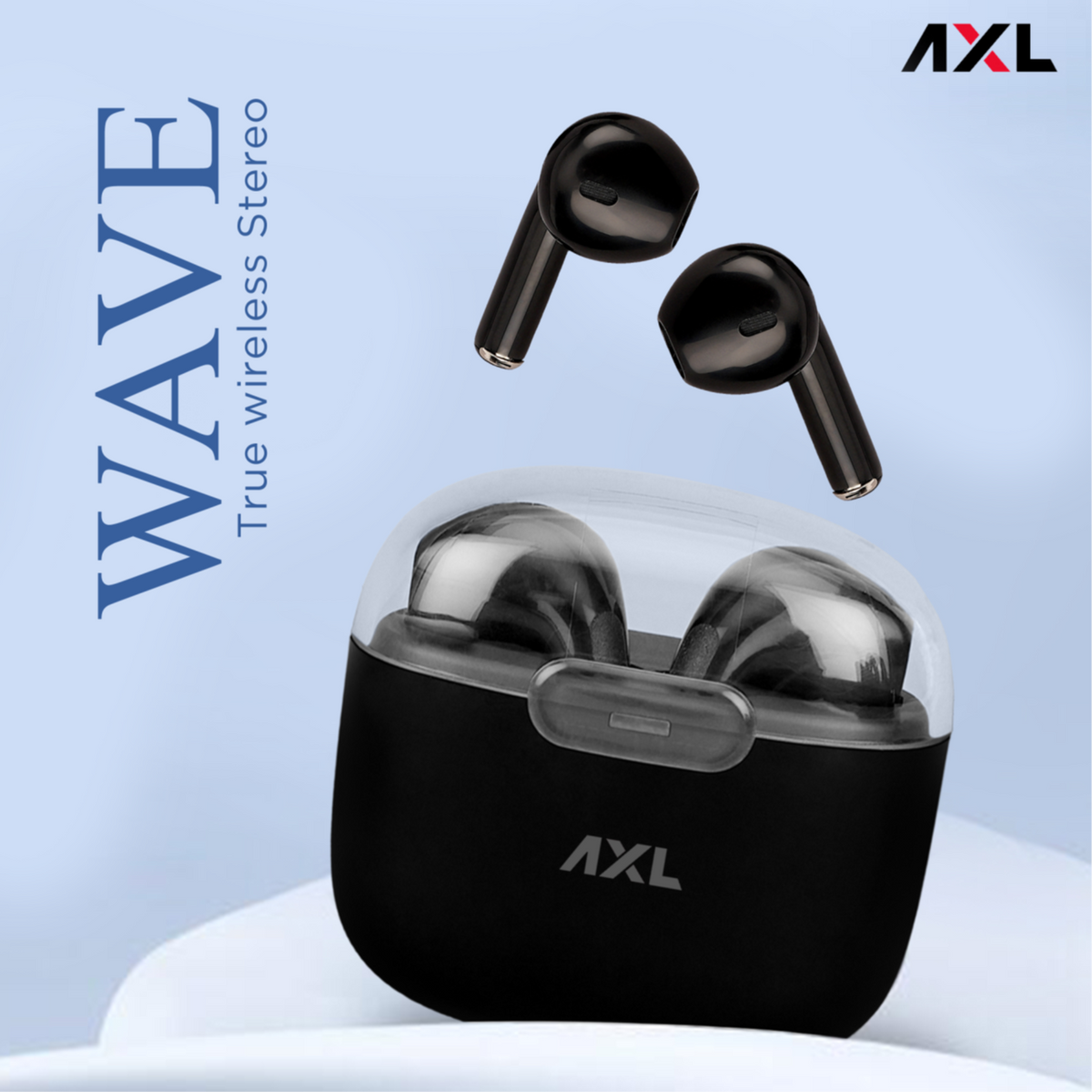 AXL Wave TWS Rich Bass 24H Playtime ENC BT Earbuds Bluetooth