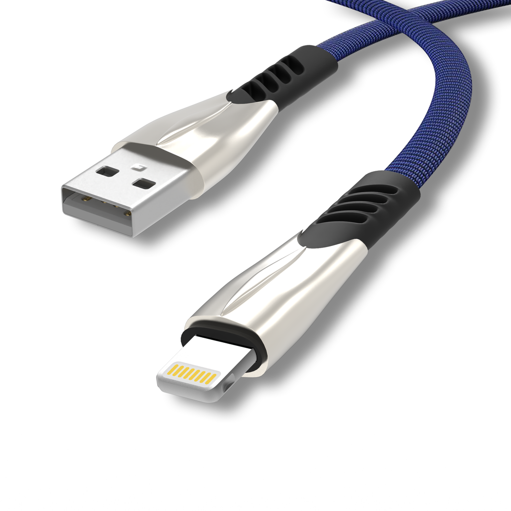 ACB030L Lightning Flat Braided Charging & Sync Data Cables